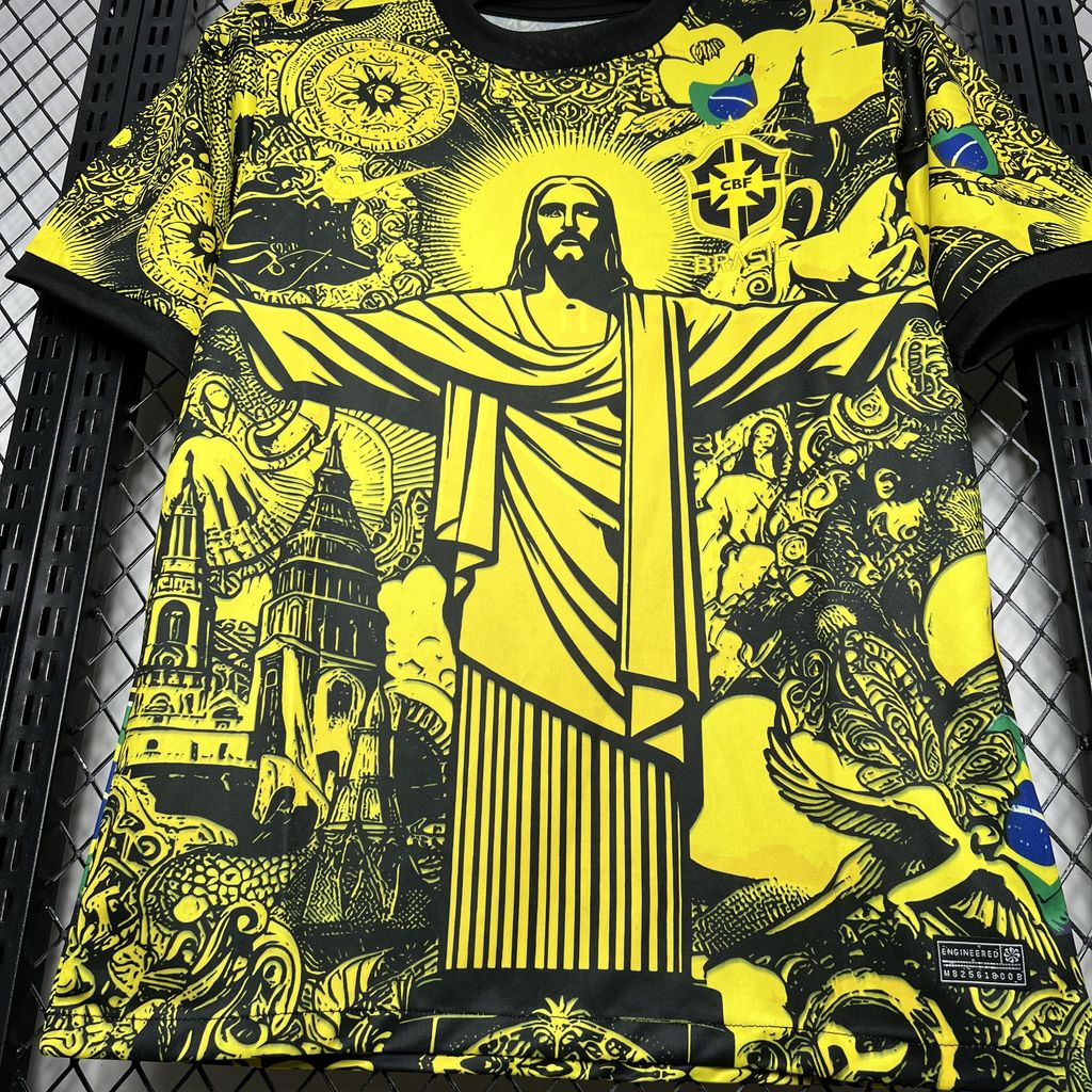 2024070114344561.jpg Mens Brazil 2024/25 Special Edition Yellow Jersey - Image 4
