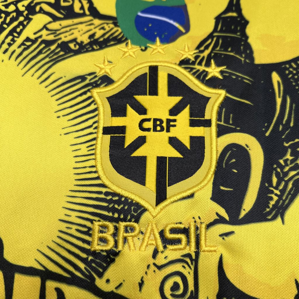 2024070114344682.jpg Mens Brazil 2024/25 Special Edition Yellow Jersey - Image 5