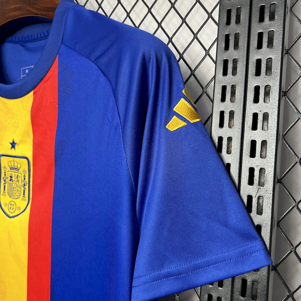 2024070522023733.jpg Mens Spain 2024/25 Euro Pre-match uniform Jersey - Image 6