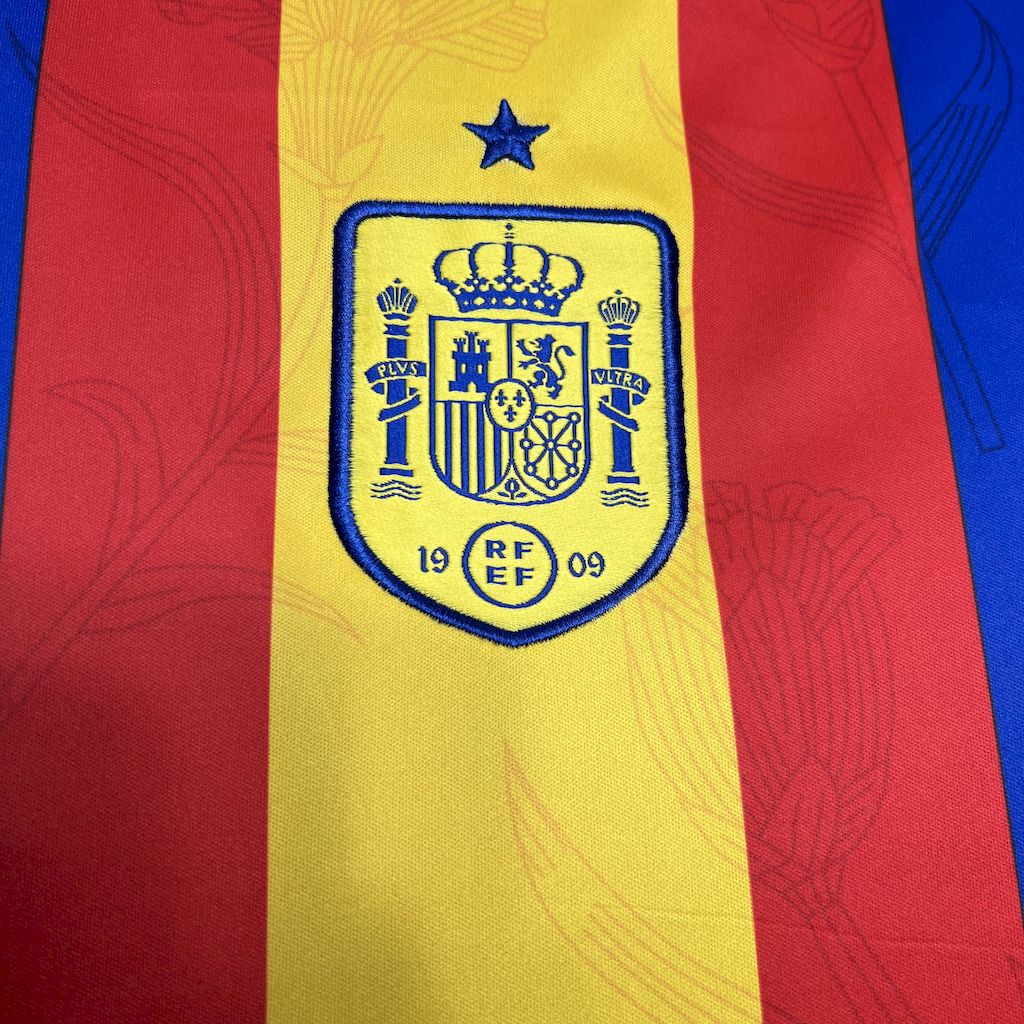 2024070522024644.jpg Mens Spain 2024/25 Euro Pre-match uniform Jersey - Image 3