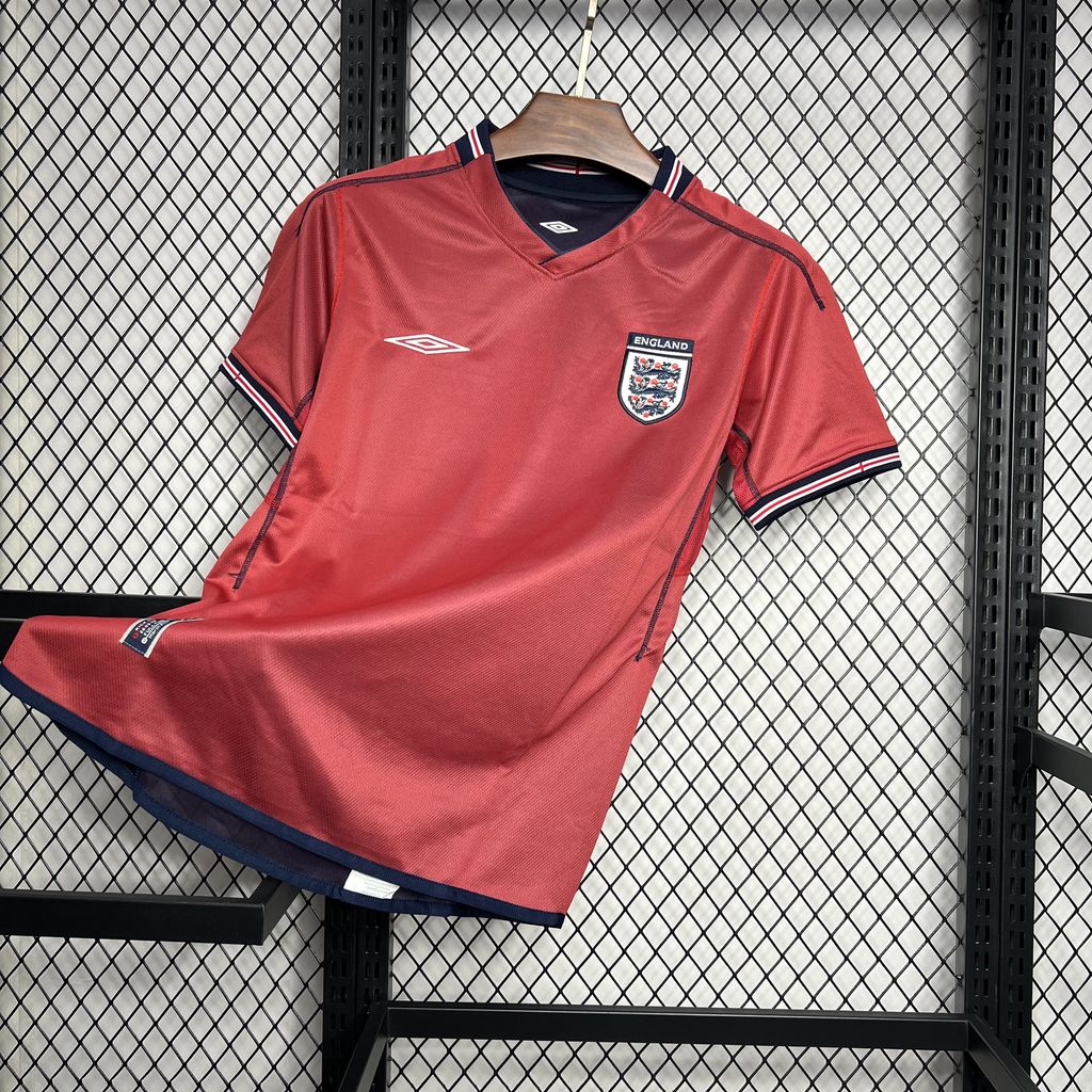 202407071036383.jpg Retro England 2002 Away Jersey (Double-sided) - Image 6