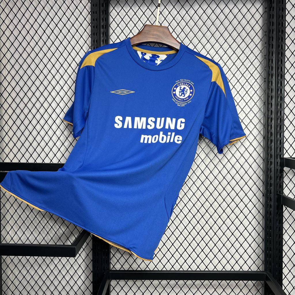 2024070712490980.jpg Retro Chelsea 2005/06 Centenary Home Jersey - Image 5