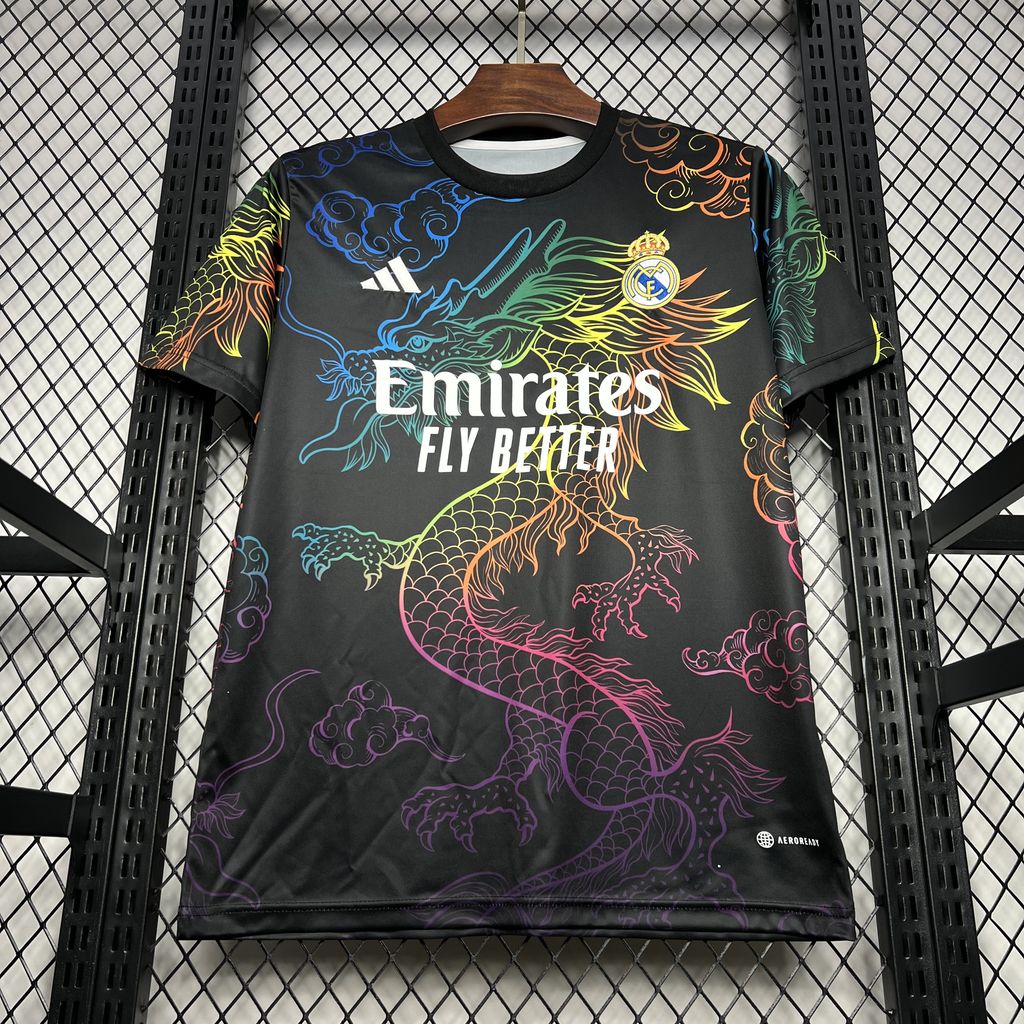 202407122217569.jpg Mens Real Madrid 2024/25 Black Cailong Special Edition Jersey - Image 6