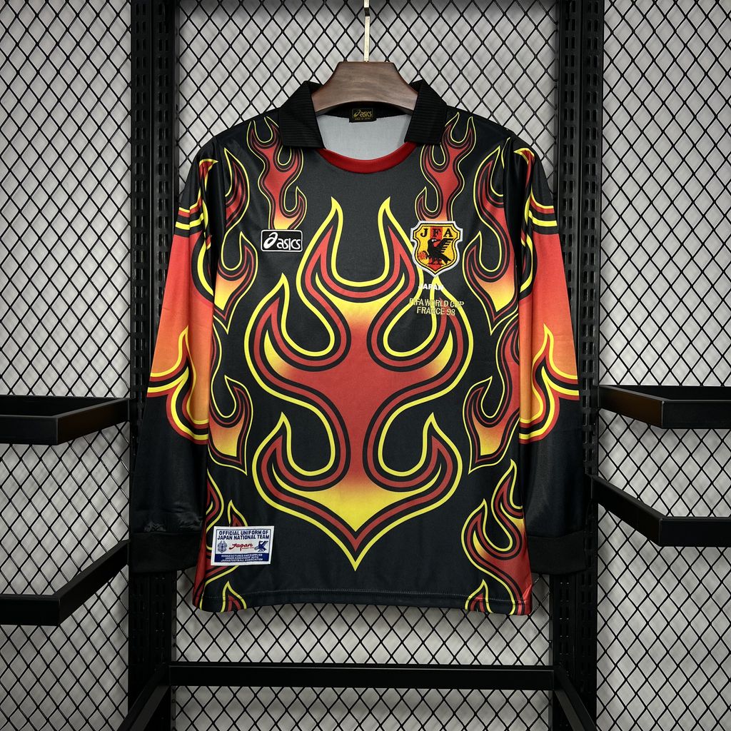 2024071921442844.jpg Retro Japan 1998 Goalkeeper Red Flame Jersey - Image 7