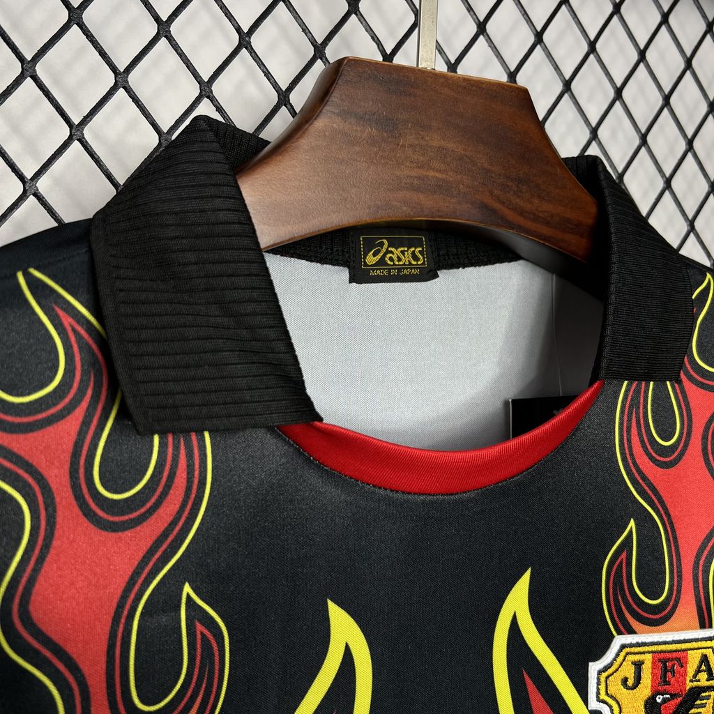 2024071921443252.jpg Retro Japan 1998 Goalkeeper Red Flame Jersey - Image 5