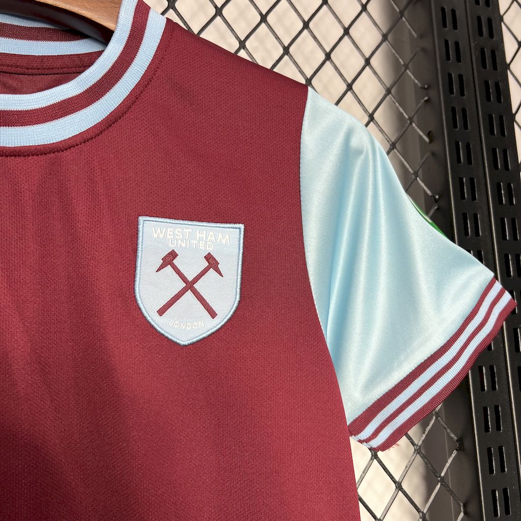 202407192238024.jpg Kids West Ham United 2024/25 Home With Sponsors Kit - Image 3