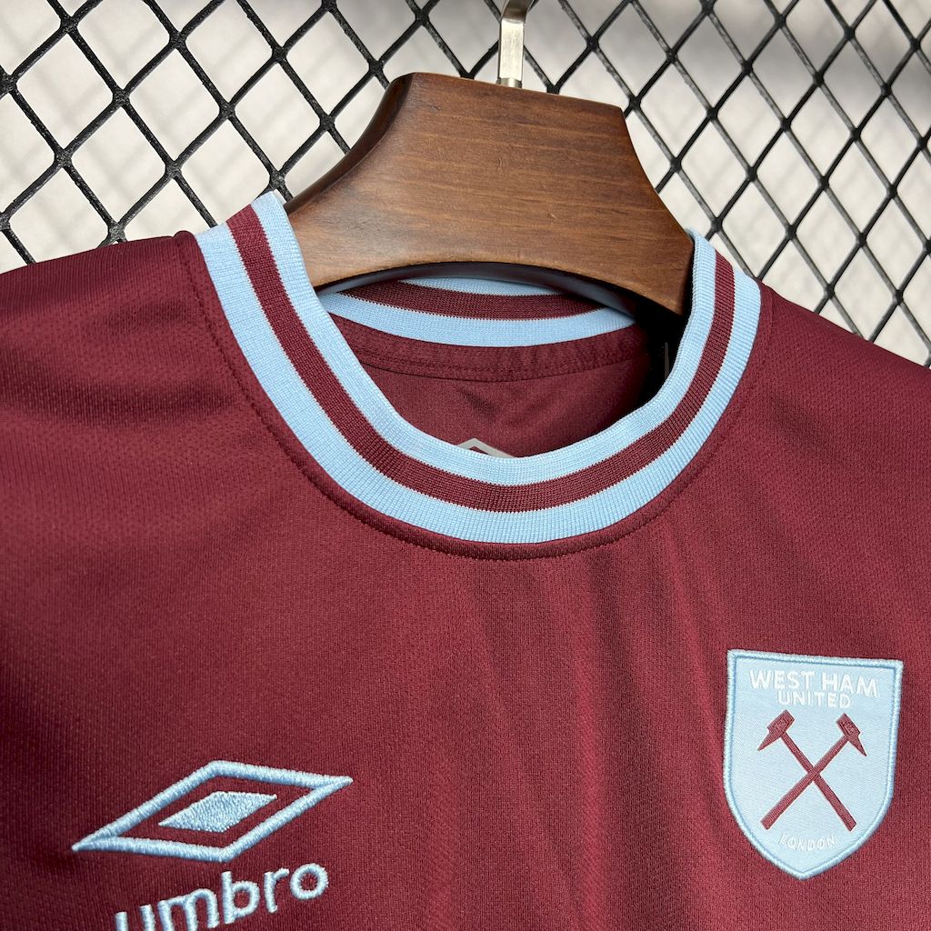 2024071922380731.jpg Kids West Ham United 2024/25 Home With Sponsors Kit - Image 4