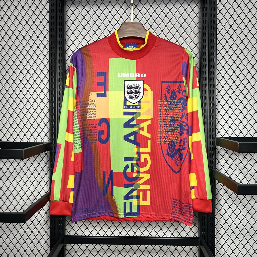 2024072021453725.jpg Retro England 1995/96 Goalkeeper Long Sleeve Jersey - Image 3