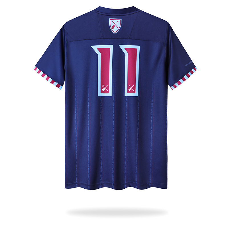 2024080123444024.jpg Retro West Ham lron Maiden Alternate Shirt #11 Jersey - Image 2