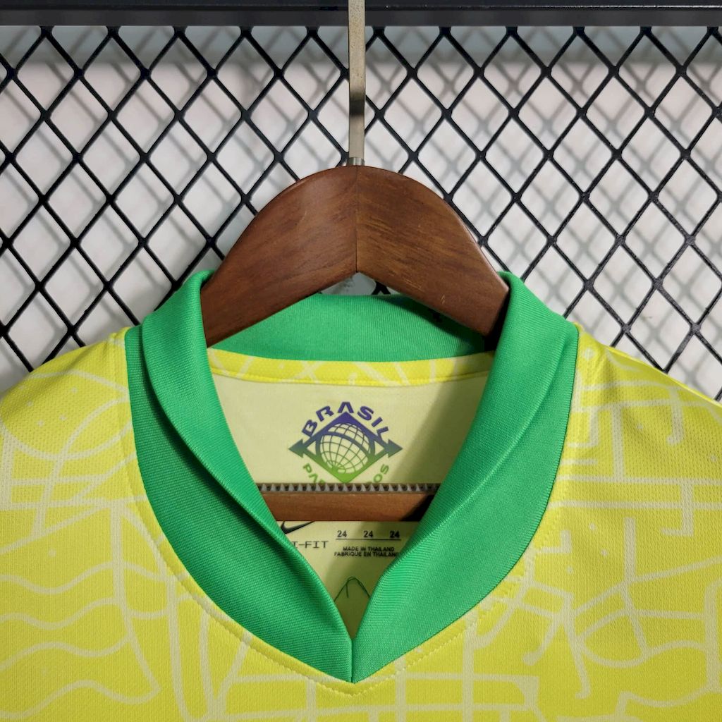 202408071318209.jpg Kids Brazil 2024/25 Home Kit - Image 6