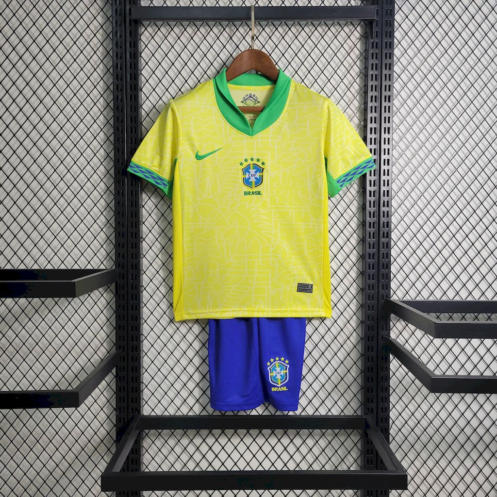 2024080713183386.jpg Kids Brazil 2024/25 Home Kit - Image 1