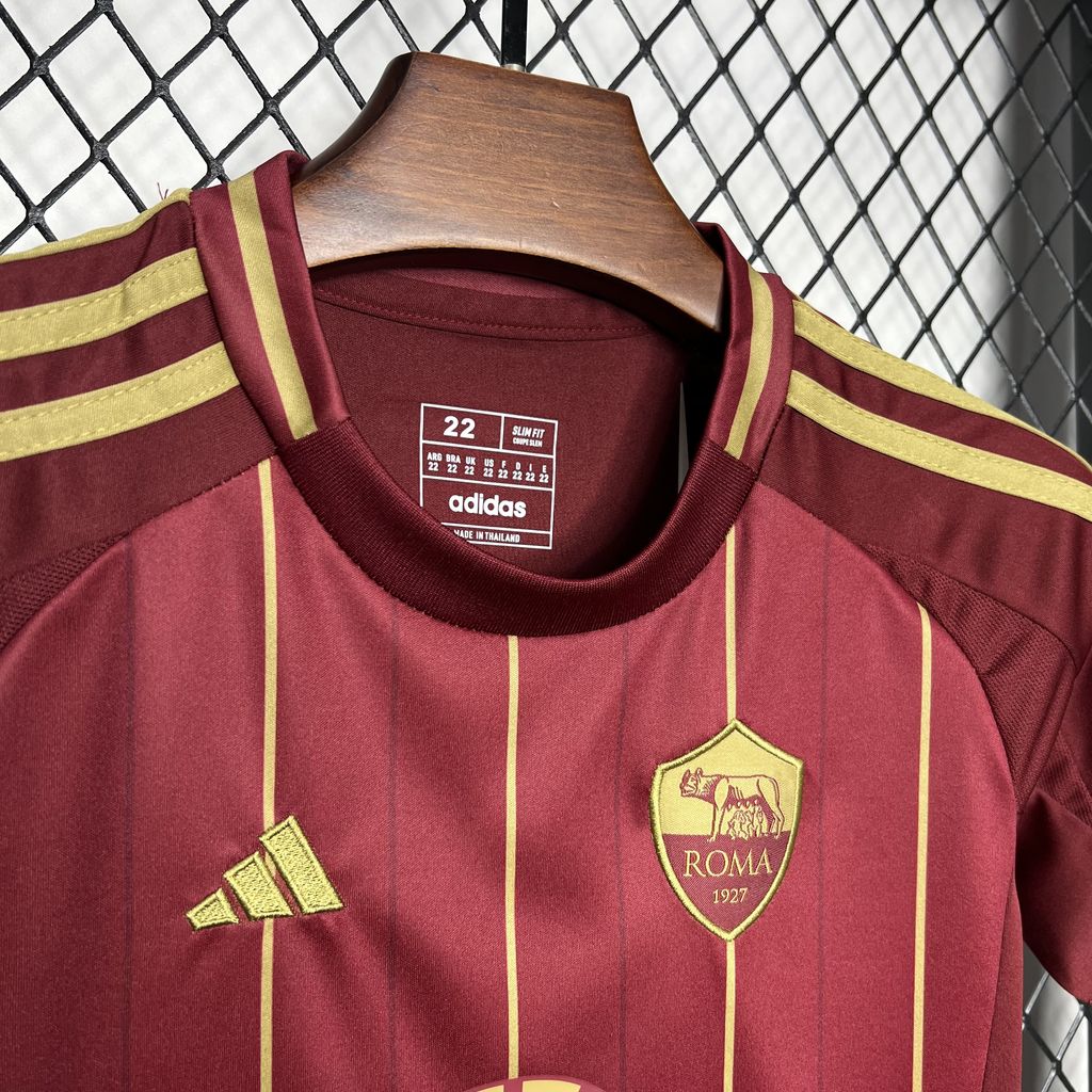 2024080917240775.jpg Kids AS Roma 2024/25 Home Kit - Image 5