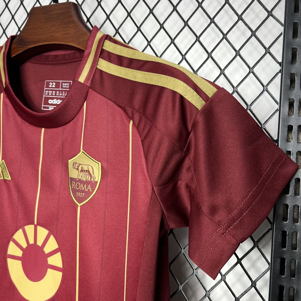 2024080917240818.jpg Kids AS Roma 2024/25 Home Kit - Image 4
