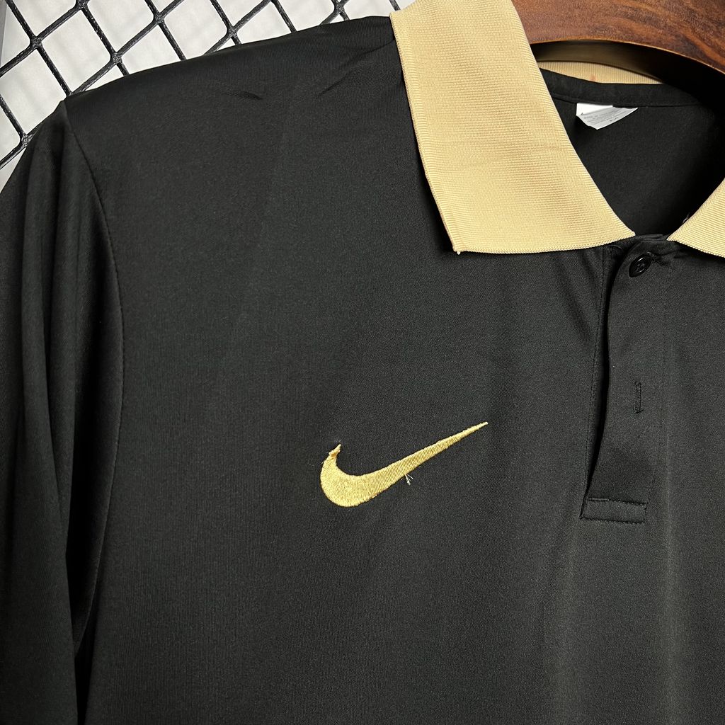 2024081213095262.jpg Mens Barcelona 2024/25 Polo Black Jersey - Image 4