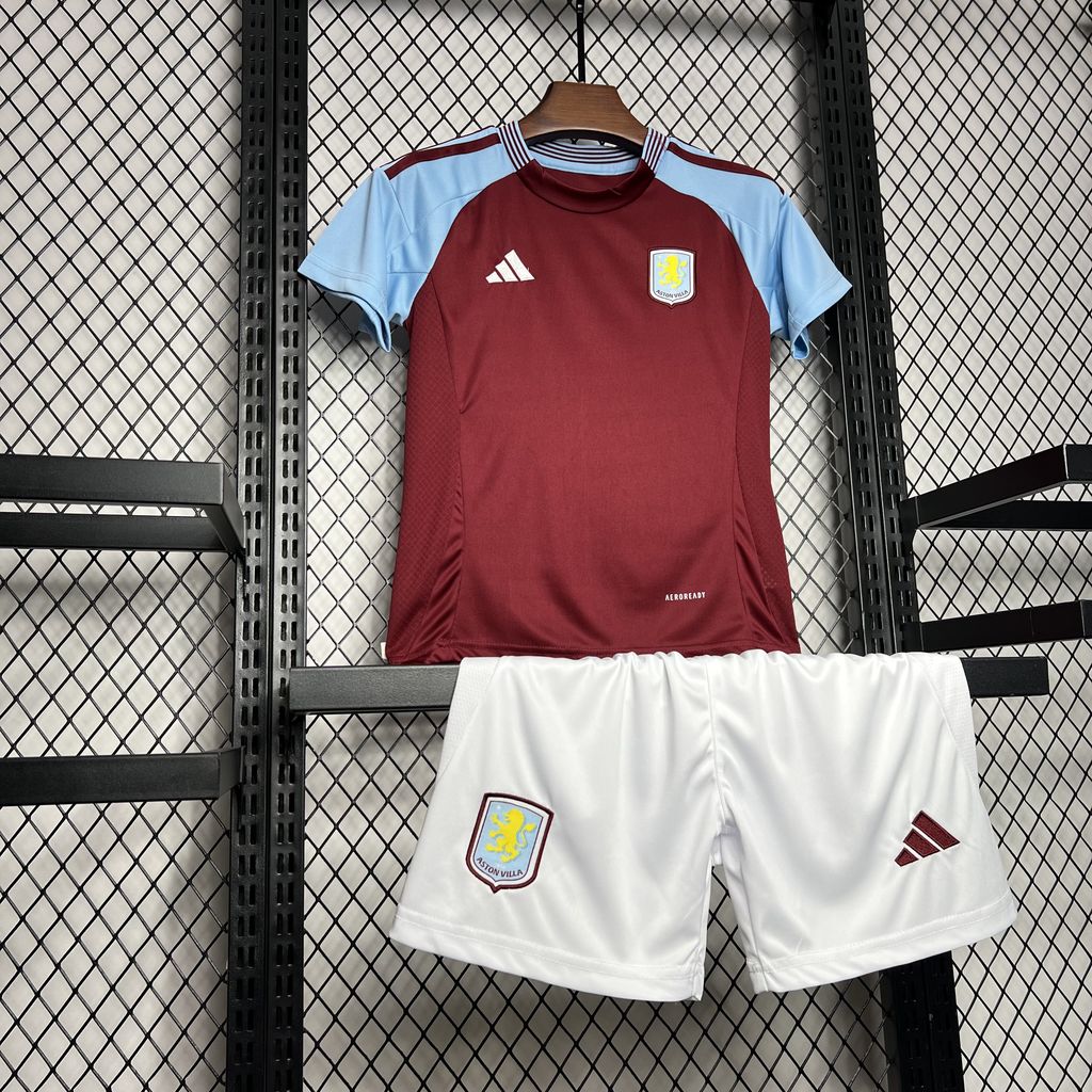 2024082120160568.jpg Kids Aston Villa 2024/25 Home Kit - Image 3