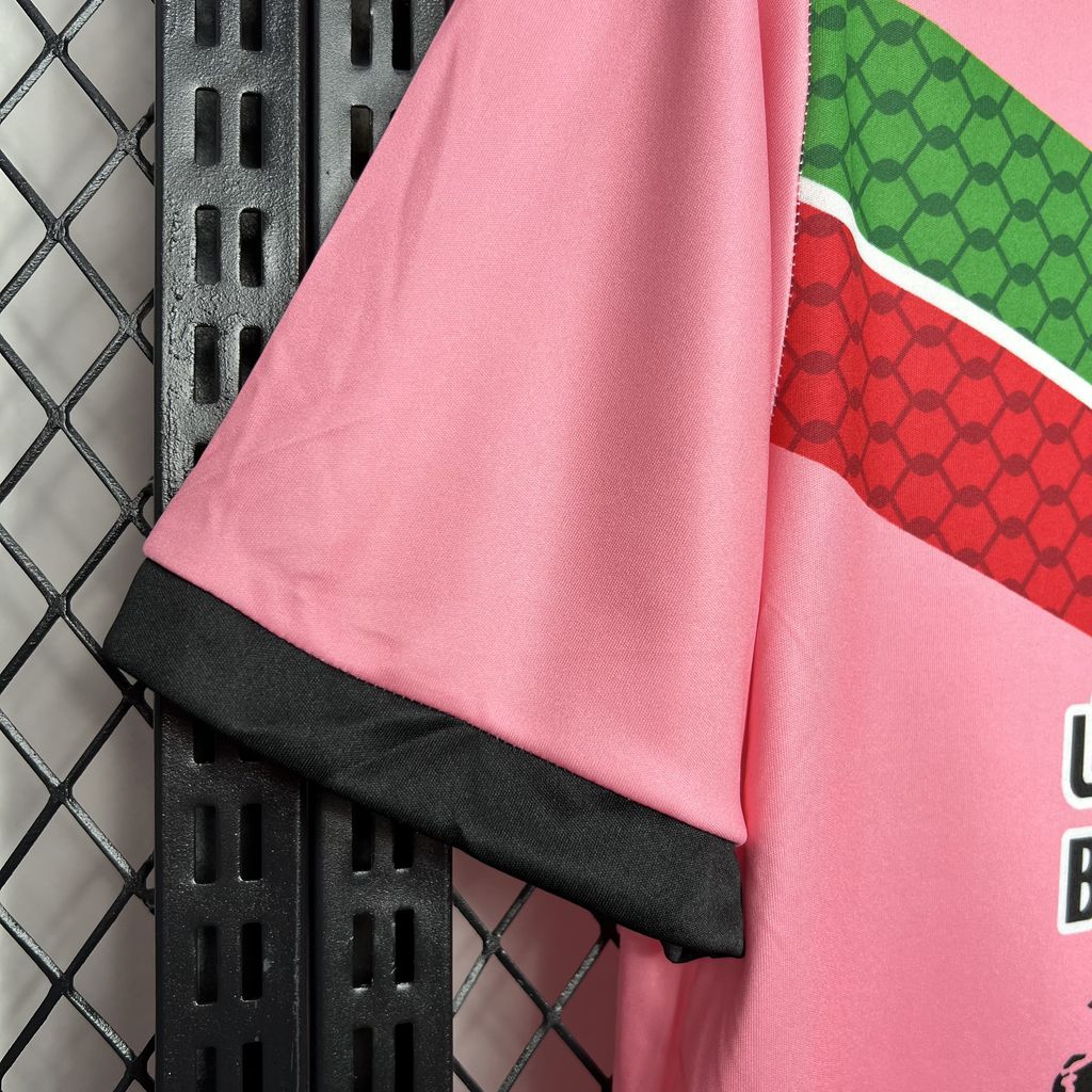 2024090320011881.jpg Mens CD Palestino 2024/25 Pink Graffiti Jersey - Image 5