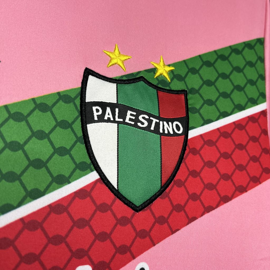 2024090320011969.jpg Mens CD Palestino 2024/25 Pink Graffiti Jersey - Image 4