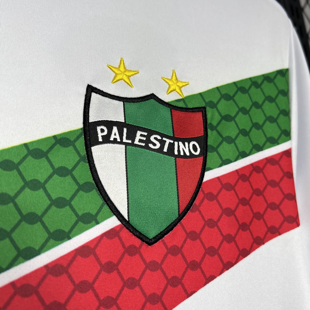 2024090320012857.jpg Mens CD Palestino 2024/25 White Graffiti Jersey - Image 5