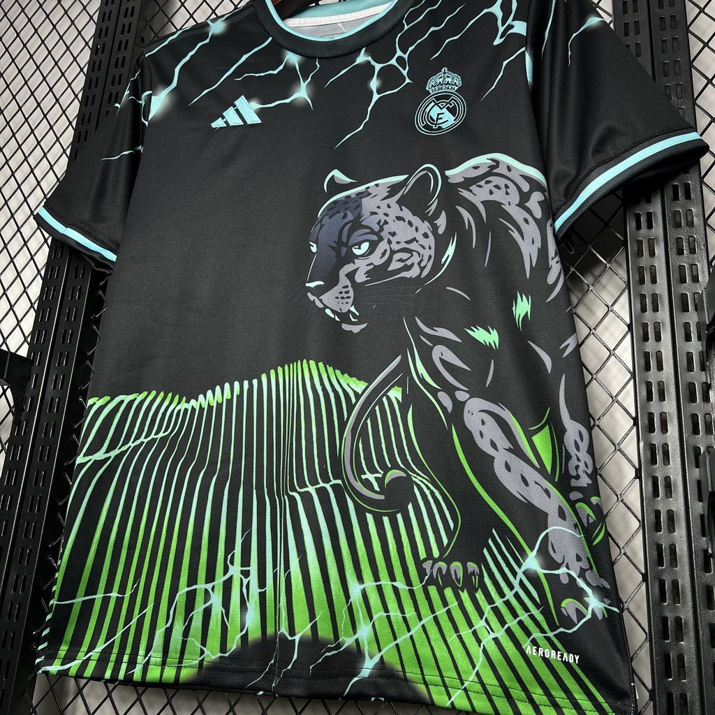 2024091409411069.jpg Mens Real Madrid 2024/25 Special Edition Black and green Jersey - Image 3