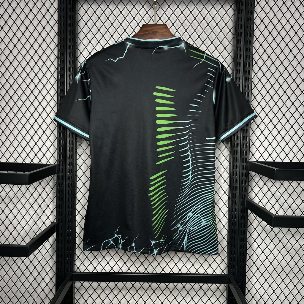 2024091409411347.jpg Mens Real Madrid 2024/25 Special Edition Black and green Jersey - Image 2