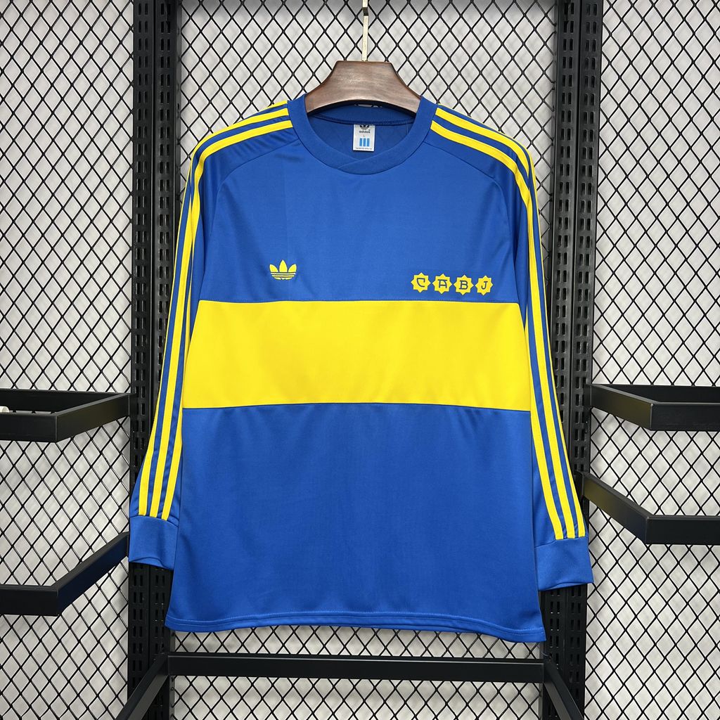 2024092914385123.jpg Retro Boca Juniors 1981 Home Long Sleeve Jersey - Image 6