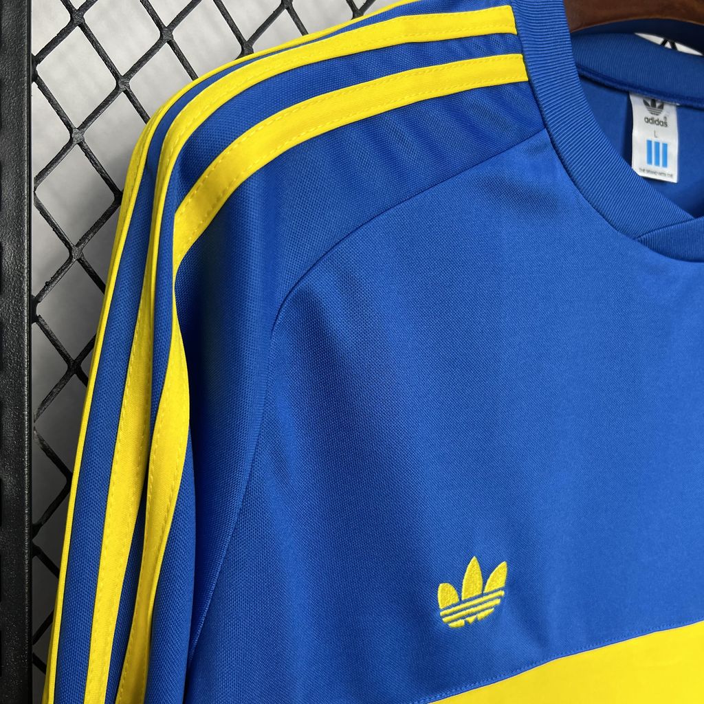 2024092914385596.jpg Retro Boca Juniors 1981 Home Long Sleeve Jersey - Image 4