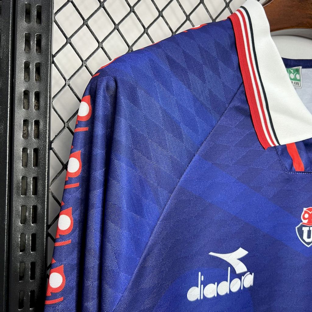 2024100520282761.jpg Retro Universidad De Chile 1996 Home Long Sleeve Jersey - Image 4