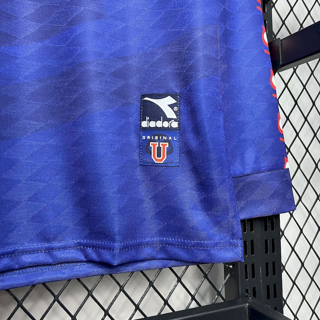 2024100520282819.jpg Retro Universidad De Chile 1996 Home Long Sleeve Jersey - Image 3