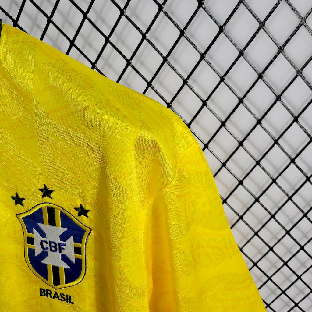 20241017050508100.jpg Retro Brazil 1991/93 Home Jersey - Image 4