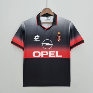 Retro AC Milan 1995/96 Suit Black Jersey