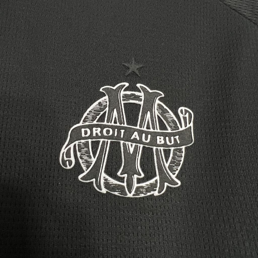 2024101813050099.jpg Mens Olympique de Marseille 125th Anniversary Black Jersey - Image 7