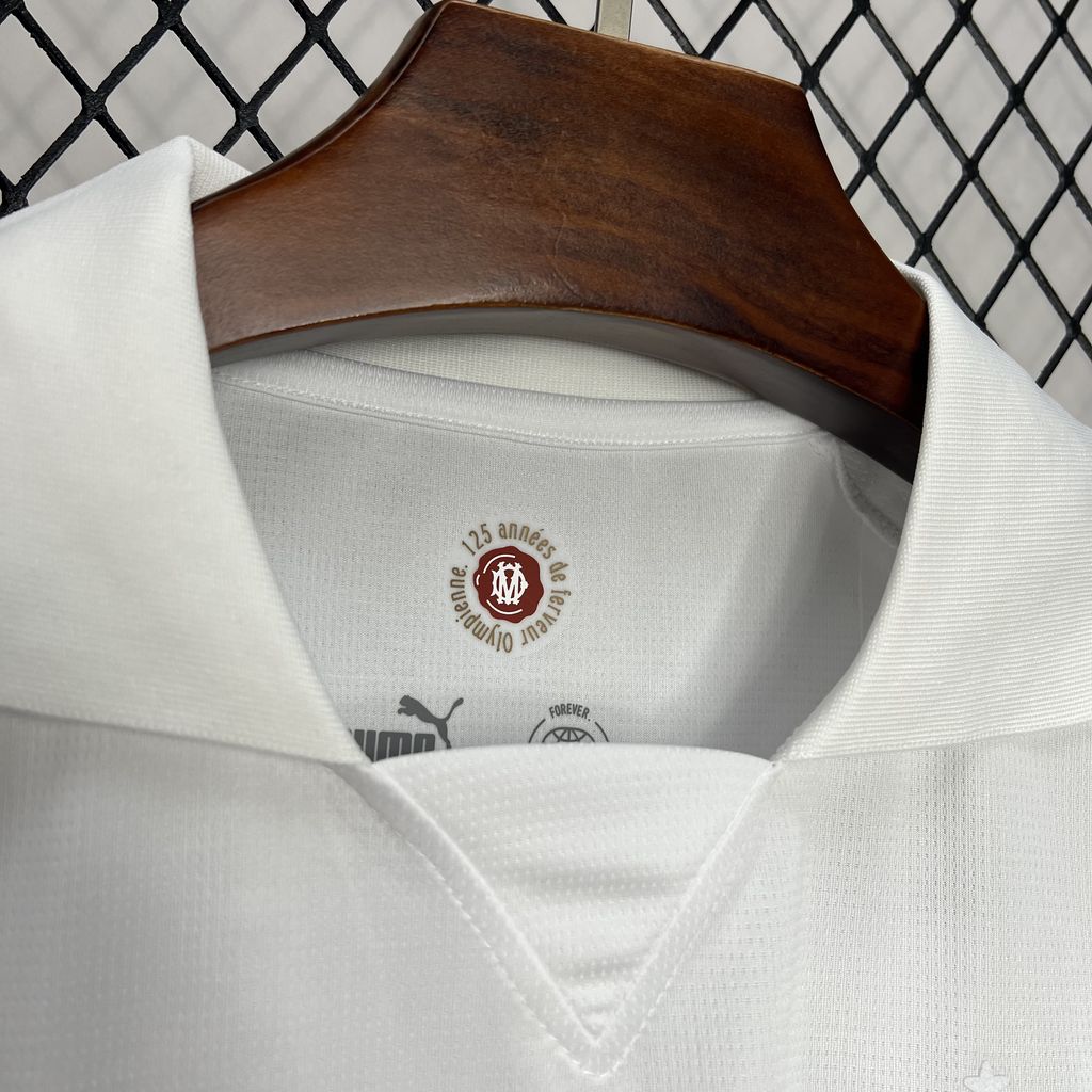 2024101813051066.jpg Mens Olympique de Marseille 125th Anniversary white Jersey - Image 9