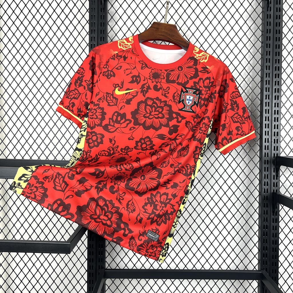 2024103014111178.jpg Mens Portugal 2024/25 Special Edition Red Jersey - Image 1