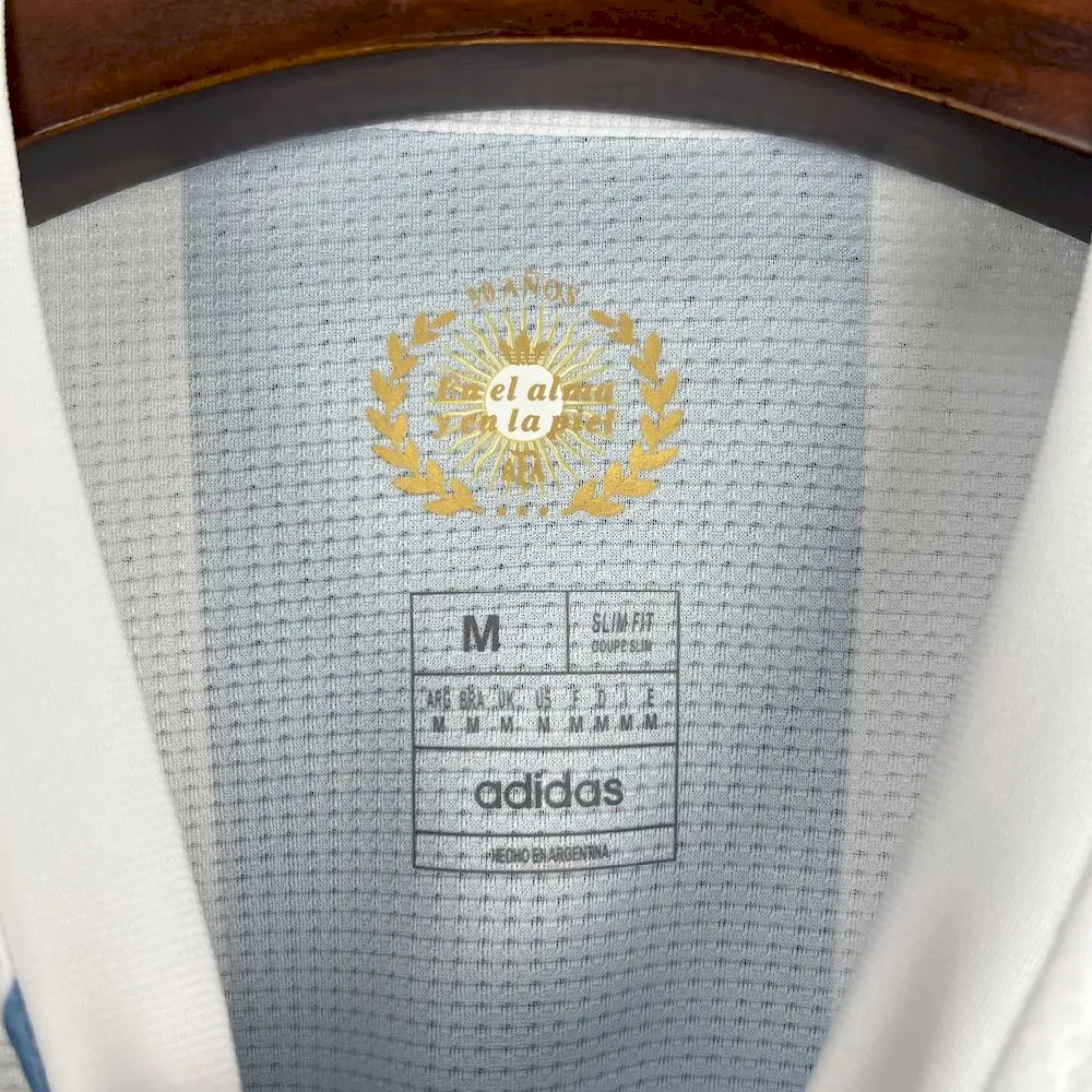 202411062116591.webp Mens Argentina 2024/25 Adidas 50th Anniversary Jersey - Image 3