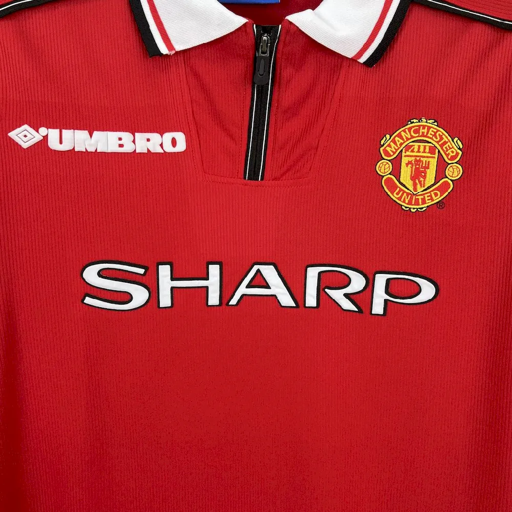 2024111012145450.webp Retro Manchester United 1998/99 Home Long Sleeve Jersey - Image 9