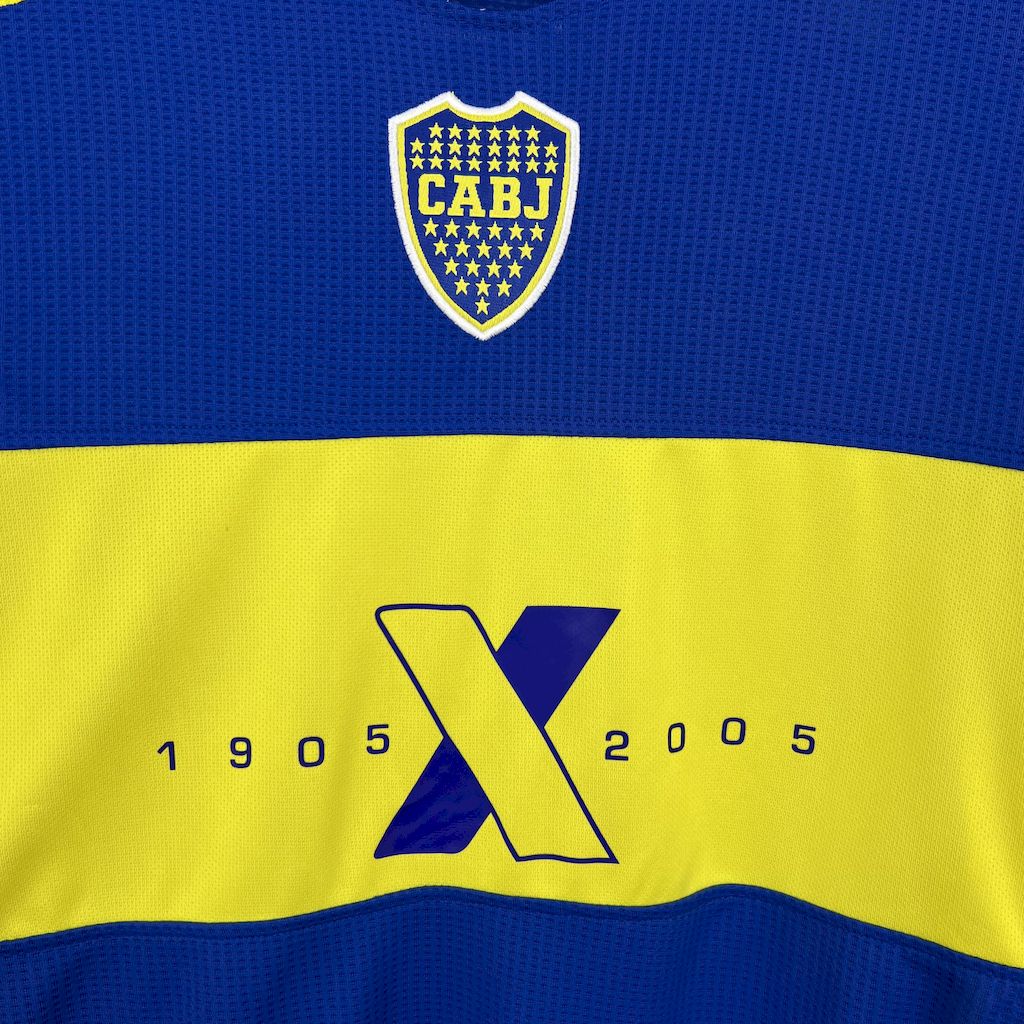 202411251326534.jpg Retro Boca Juniors 2005 100th Anniversary Edition Jersey - Image 6