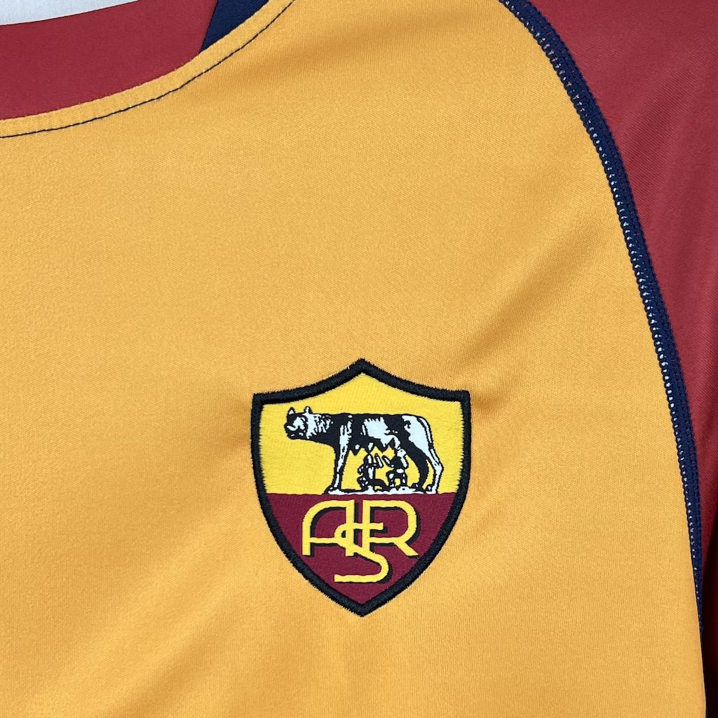 2024112514020837.jpg Retro AS Roma 2001/02 Home Long Sleeve Jersey - Image 6