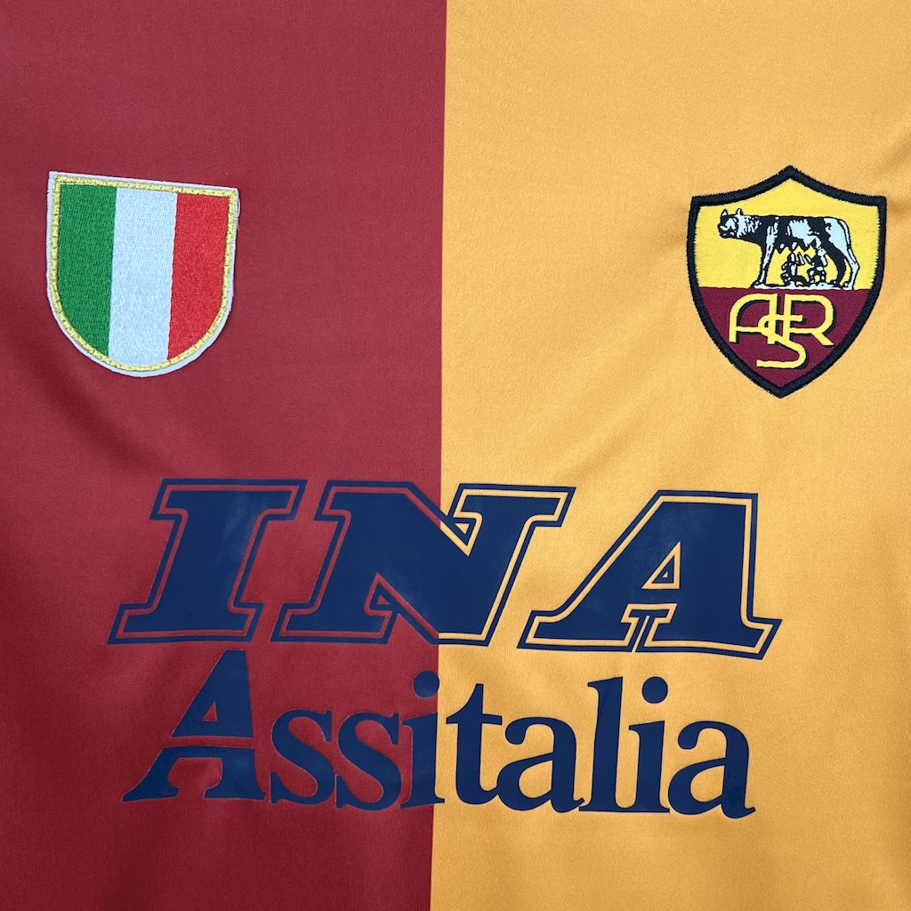 2024112514021038.jpg Retro AS Roma 2001/02 Home Long Sleeve Jersey - Image 5