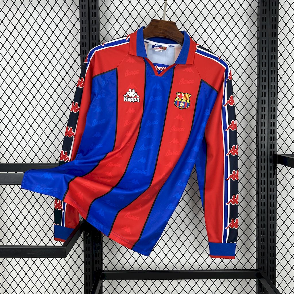 Retro Barcelona 1995/97 Home Long Sleeve Jersey