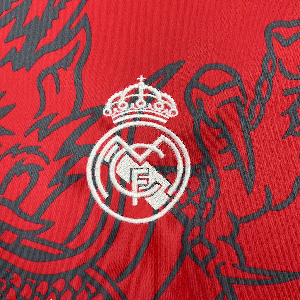 2024120515261838.jpg Mens Real Madrid 2024/25 Red and black dragon Jersey - Image 6