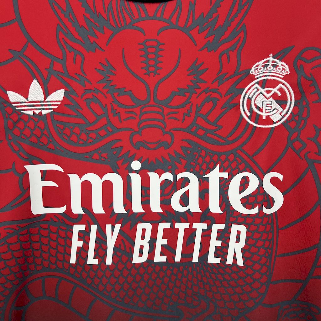 2024120515262095.jpg Mens Real Madrid 2024/25 Red and black dragon Jersey - Image 5
