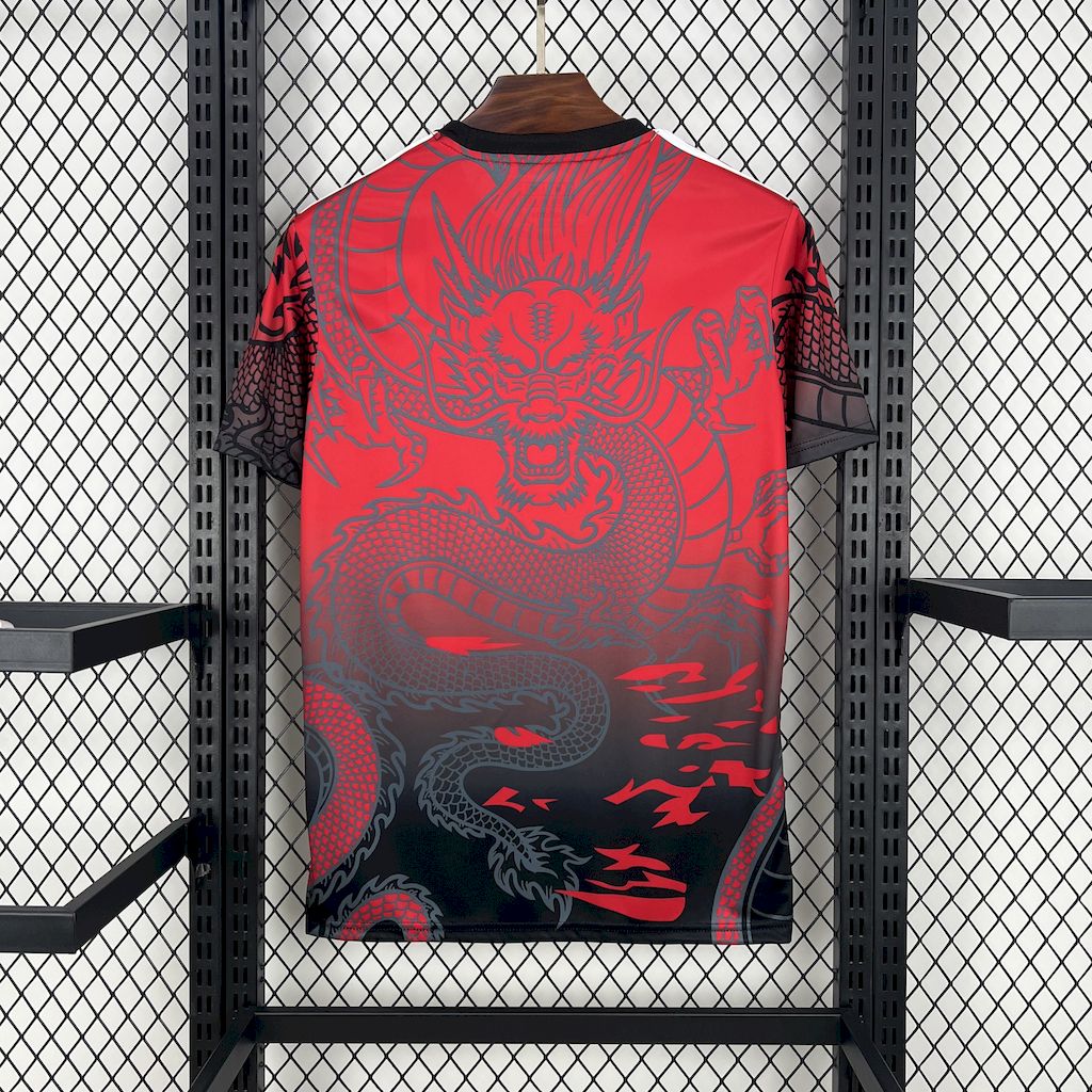 2024120515262750.jpg Mens Real Madrid 2024/25 Red and black dragon Jersey - Image 2