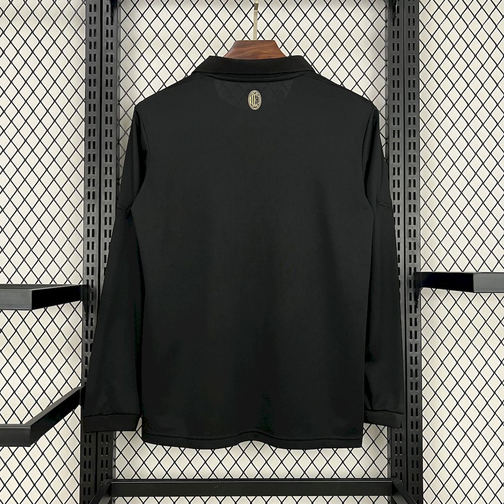 2025010218591051.jpg Mens AC Milan 2024/25 125th Goalkeeper Long Sleeve Retro Jersey - Image 2