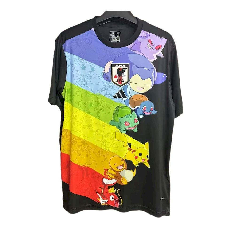 2025013003324583.jpg Mens Japan 2024/25 Pokemon Journeys Black Jersey - Image 1