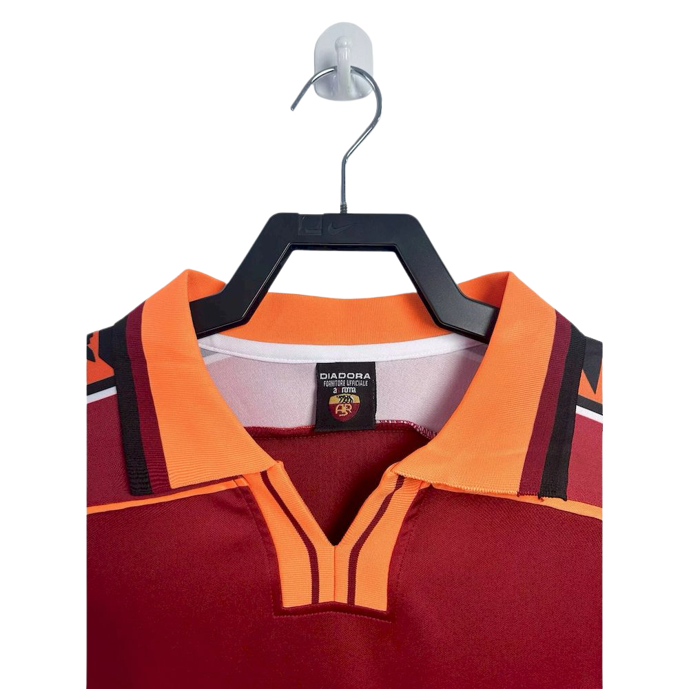 2025021104465590.jpg Retro AS Roma 1998/99 Home Long Sleeve Jersey - Image 3