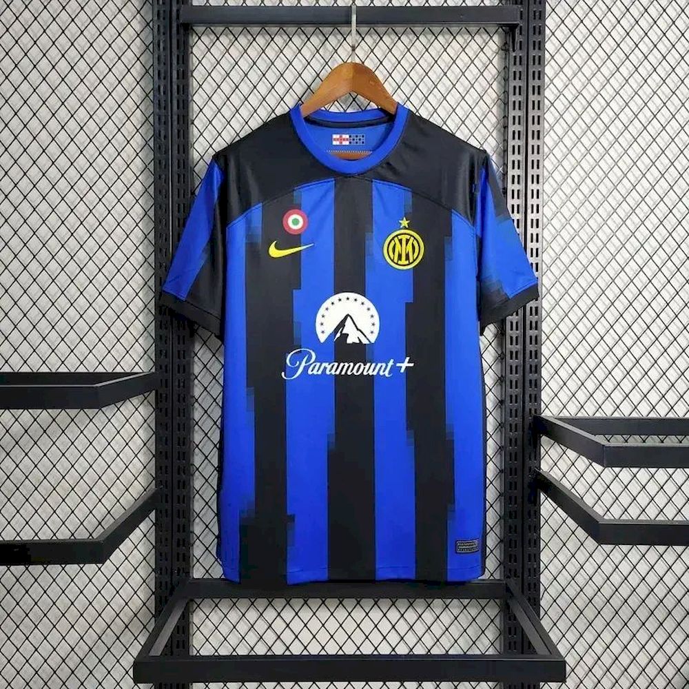 202502140527145.jpg Mens Inter Milan 2023/24 Home Jersey With AD - Image 1