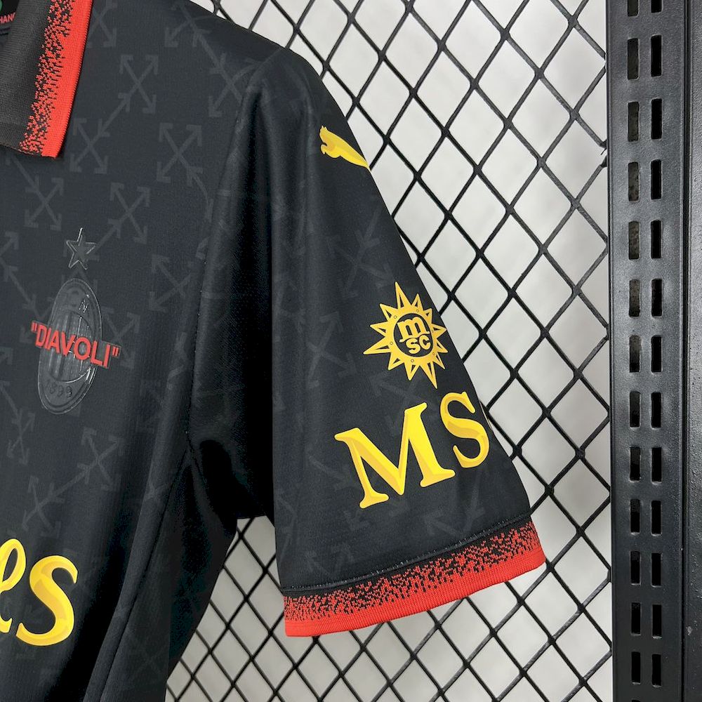 2025021507121645.jpg Mens AC Milan 2025/26 Co-Branded Black Edition Jersey - Image 3