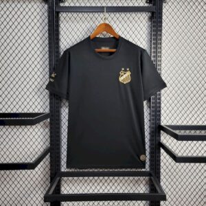 Mens Santos 2025/26 Pele 1.000 GOLS Black Jersey