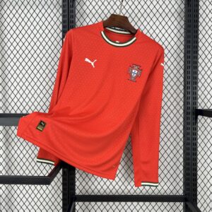 Mens Portugal 2025/26 Home Long Sleeve Jersey