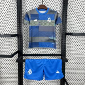 Kids Real Madrid 2025/26 Pre-match training suit Kit